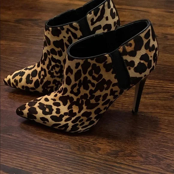 Ivanka Trump Animal Print Heeled Boots - Picture 4 of 7